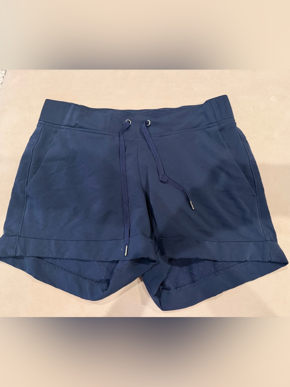 Women’s Navy Drawstring Athleta Shorts
